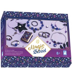 Творчески комплект Janod - Magic School, направи сам 8 бижута
