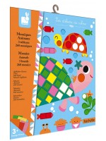 Творчески комплект Janod - Мозайка с животни