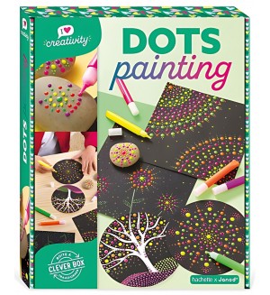 Творчески комплект Janod - Рисуване с точки