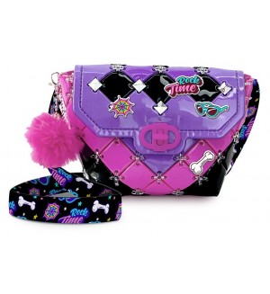 Творчески комплект Kidz World Studio Bags - Направи си сам ежедневна чанта, лилава