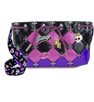 Творчески комплект Kidz World Studio Bags - Направи си сам парти чанта, лилава