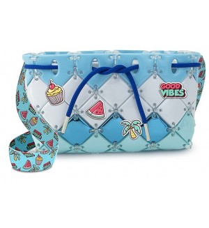 Творчески комплект Kidz World Studio Bags - Направи си сам парти чанта, синя