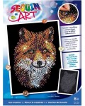 Творчески комплект KSG Crafts - Изкуство с пайети, Червена лисица