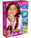 Творчески комплект Lisciani Barbie - Направи си сам, блестящи татуировки