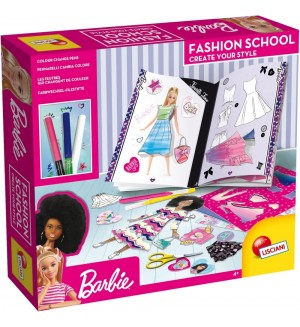 Творчески комплект Lisciani Giochi - Barbie, модно училище Творчески комплект Lisciani Giochi - Barbie, модно училище