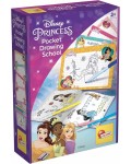 Творчески комплект Lisciani Giochi - Disney Princess, джобно училище по рисуване