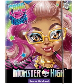 Творчески комплект Lisciani Monster High - Модна папка за гримиране