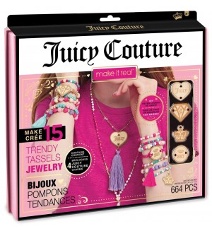 Творчески комплект Make it Real - Juicy Couture, бижута с пискюли