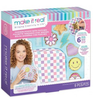 Творчески комплект Make It Real - Моден несесер със стикери