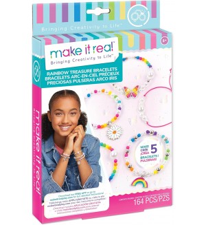 Творчески комплект Make it Real - Направи си гривни в цветовете на дъгата