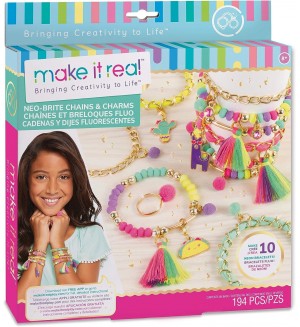 Творчески комплект Make it Real - Направи си неонови гривни