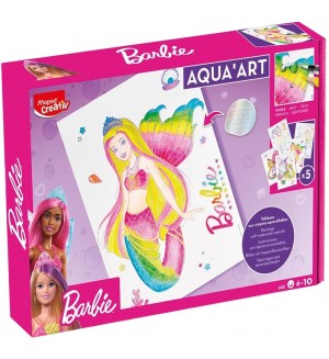 Творчески комплект Maped Creativ - Aqua Art, Barbie