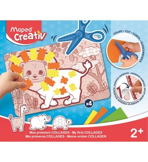 Творчески комплект Maped Creativ Early Age - Моят първи колаж, 9 части