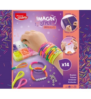 Творчески комплект Maped Creativ - ImaginStyle, създай гривни