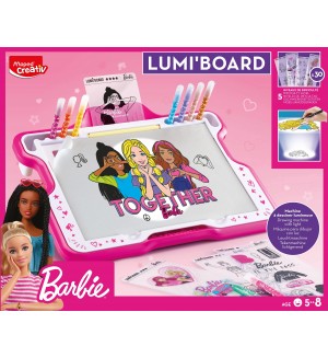 Творчески комплект Maped Creativ - Lumi Board Barbie