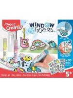 Творчески комплект Maped Creativ - Направи си сам гел стикери за стъкло