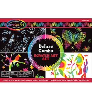 Творчески комплект Melissa and Doug - Скреч арт 4 х 4
