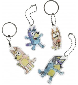 Творчески комплект Micki - Bluey, Направи си ключодържател от свиваща се пластмаса Творчески комплект Micki - Bluey, Направи си ключодържател от свиваща се пластмаса