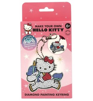 Творчески комплект Micki - Направи сам диамантен ключодържател Hello Kitty and friends