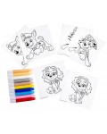 Творчески комплект Micki - PAW Patrol, Нарисувай стикери за прозорци