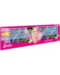 Комплект флумастери Multiprint Barbie - 60 броя, с 4 печата