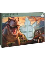 Комплект флумастери Multiprint Dinosaurs World - 12 броя, с 7 печата