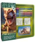 Комплект печати Multiprint Dinosaurs World - 4 боря, с 10 флумастера