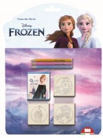 Комплект моливи Multiprint Frozen - 3 броя, с 3 печата