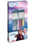 Комплект флумастери Multiprint Frozen - 9 броя, с 2 печата