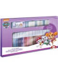 Комплект флумастери Multiprint Paw Patrol - 36 броя, с 3 печата