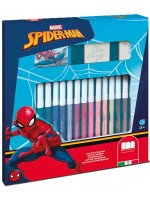 Комплект флумастери Multiprint Spider-Man - 18 броя, с 2 печата