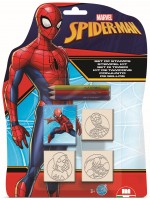 Комплект моливи Multiprint Spider-Man - 3 броя, с 3 печата