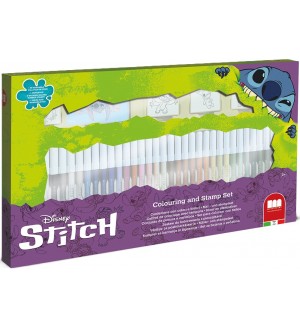 Комплект флумастери Multiprint Stitch - 36 броя, с 3 печата