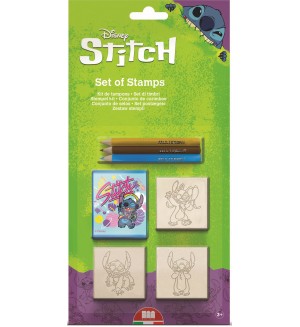 Комплект моливи Multiprint Stitch - 3 броя, с 3 печата
