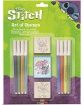 Комплект флумастери Multiprint Stitch - 8 броя, с 2 печата