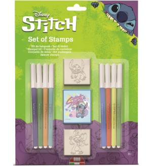 Комплект флумастери Multiprint Stitch - 8 броя, с 2 печата