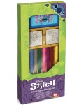 Комплект флумастери Multiprint Stitch - 9 броя, с 2 печата