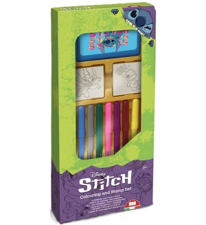 Комплект флумастери Multiprint Stitch - 9 броя, с 2 печата
