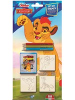 Комплект моливи Multiprint The Lion Guard - 3 броя, с 3 печата