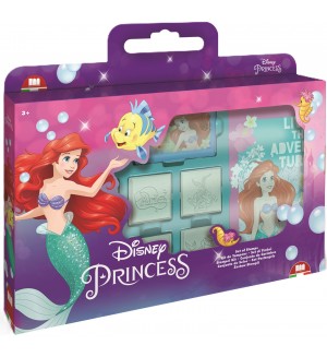 Комплект печати Multiprint The Little Mermaid - 7 броя, с 3 флумастера