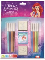 Комплект флумастери Multiprint The Little Mermaid - 8 броя, с 2 печата