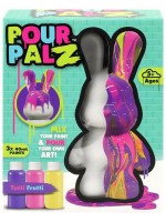 Творчески комплект Pour PalZ - Tutti Frutti, зайче за оцветяване