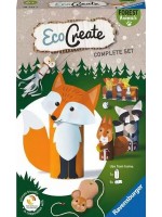 Творчески комплект Ravensburger - EcoCreate Mini, Forest Animals