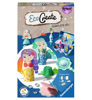 Творчески комплект Ravensburger - EcoCreate Mini, Mermaids