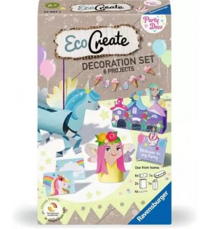 Творчески комплект Ravensburger - EcoCreate Mini, Party Deco