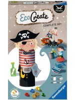 Творчески комплект Ravensburger - EcoCreate Mini Pirates
