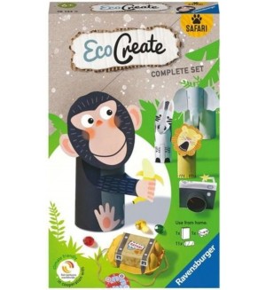 Творчески комплект Ravensburger - EcoCreate Mini, Safari