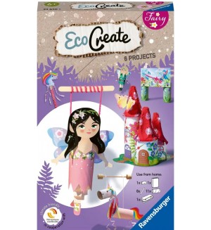 Творчески комплект Ravensburger - EcoCreate Mini, Sparkle with the Fairies
