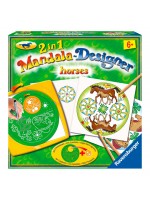 Творчески комплект Ravensburger - Мандала дизайнер, 2в1, Коне