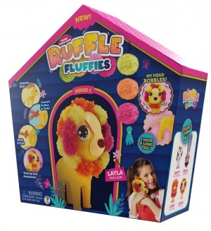 Творчески комплект Ruffle Fluffies - Лъвче за украсяване